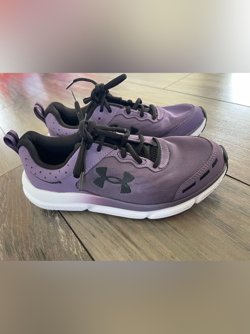 Under Armour Women’s Charged Assert 10 Retro Purple running shoes size US 7.5 - Picture 7 of 14